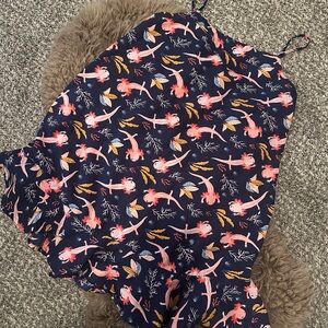 Attic Salt Axolotl Print Navy Blue Top Size XL